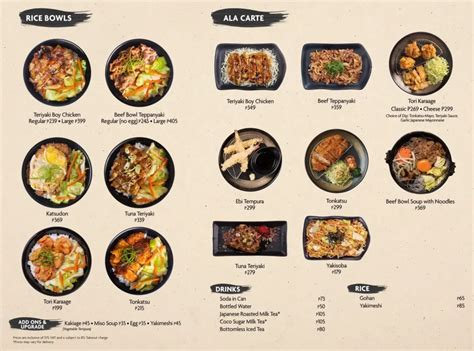Teriyaki Boy Menu [March 2024 Prices] & Delivery Philippines.